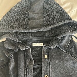 Free people sweater jacket with hoodie - new without tags